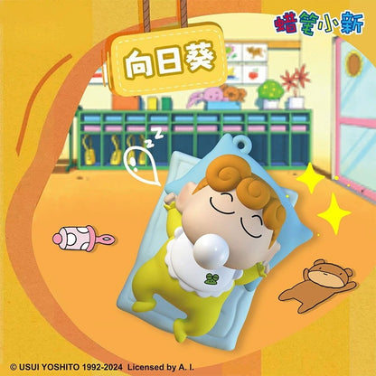 【魔卡丘】正版現貨 蠟筆小新 第二代吹泡泡 揹包吊飾 鑰匙圈 療癒 解壓 公仔 桌面擺件 包包掛件 新之助 小葵 送禮 商品圖片 3