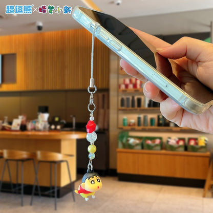【超逗熊】正版 蠟筆小新 鑰匙扣 鑰匙圈 米粒公仔 串串掛飾 可愛 女生書包掛件 小禮品 吊飾 送禮 商品圖片 3
