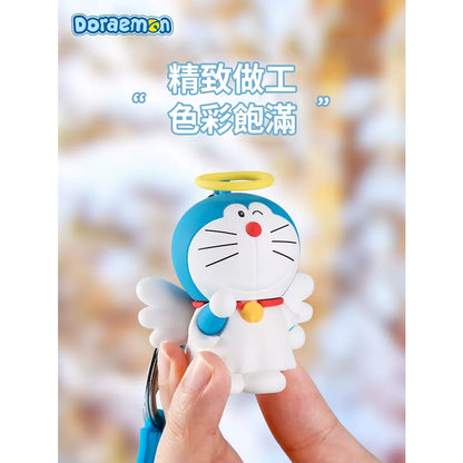 【洛克空間】現貨 哆啦A夢 鑰匙圈 天使&惡魔系列 香薰 掛飾 汽車 鑰匙扣 小叮噹 書包 揹包 吊飾 哆啦a夢 商品圖片 3