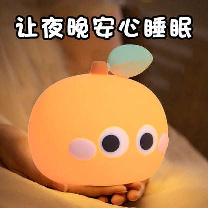 【現貨】大吉大利 療癒 拍拍燈 LED小夜燈 氛圍燈 禮物 手機支架 矽膠充電 商品圖片 3