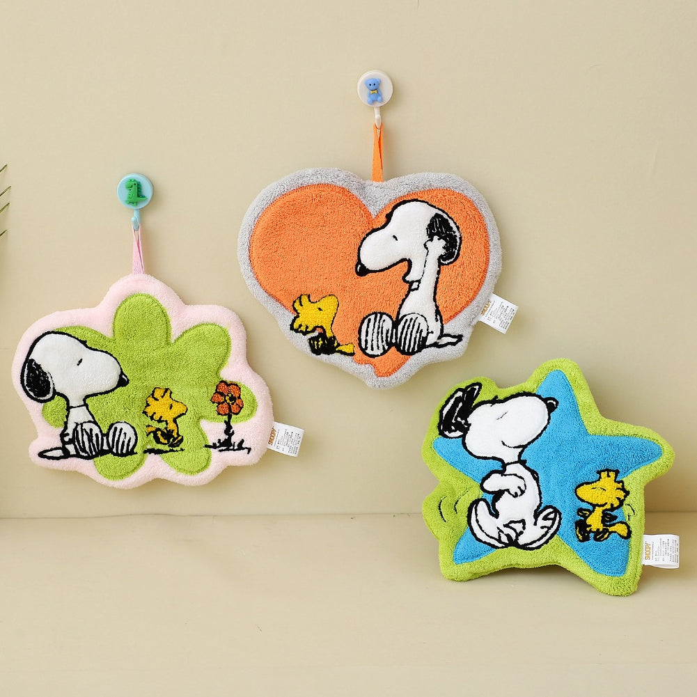 【現貨】 正版 史努比 擦手巾 洗手巾 SNOOPY 洗手間必備 快速吸乾 送禮 廚房擦手 商品圖片 3