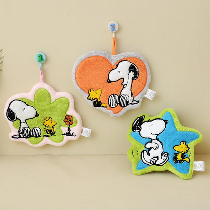 【現貨】 正版 史努比 擦手巾 洗手巾 SNOOPY 洗手間必備 快速吸乾 送禮 廚房擦手 商品圖片 3