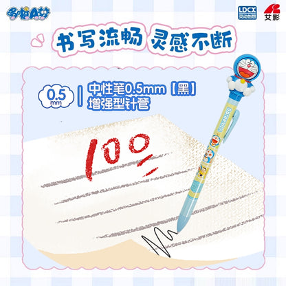 【靈動創想】現貨 哆啦A夢 變臉筆 中性筆 寫字筆 水性筆 文具 0.5mm 國中 高中 送禮 小叮噹 商品圖片 3