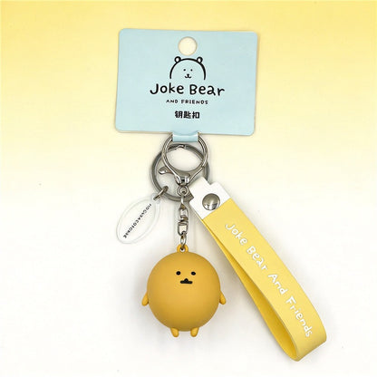 【冉紅】正版現貨 自嘲熊 鑰匙圈 鑰匙扣 掛件 吊飾 送禮 商品圖片 3
