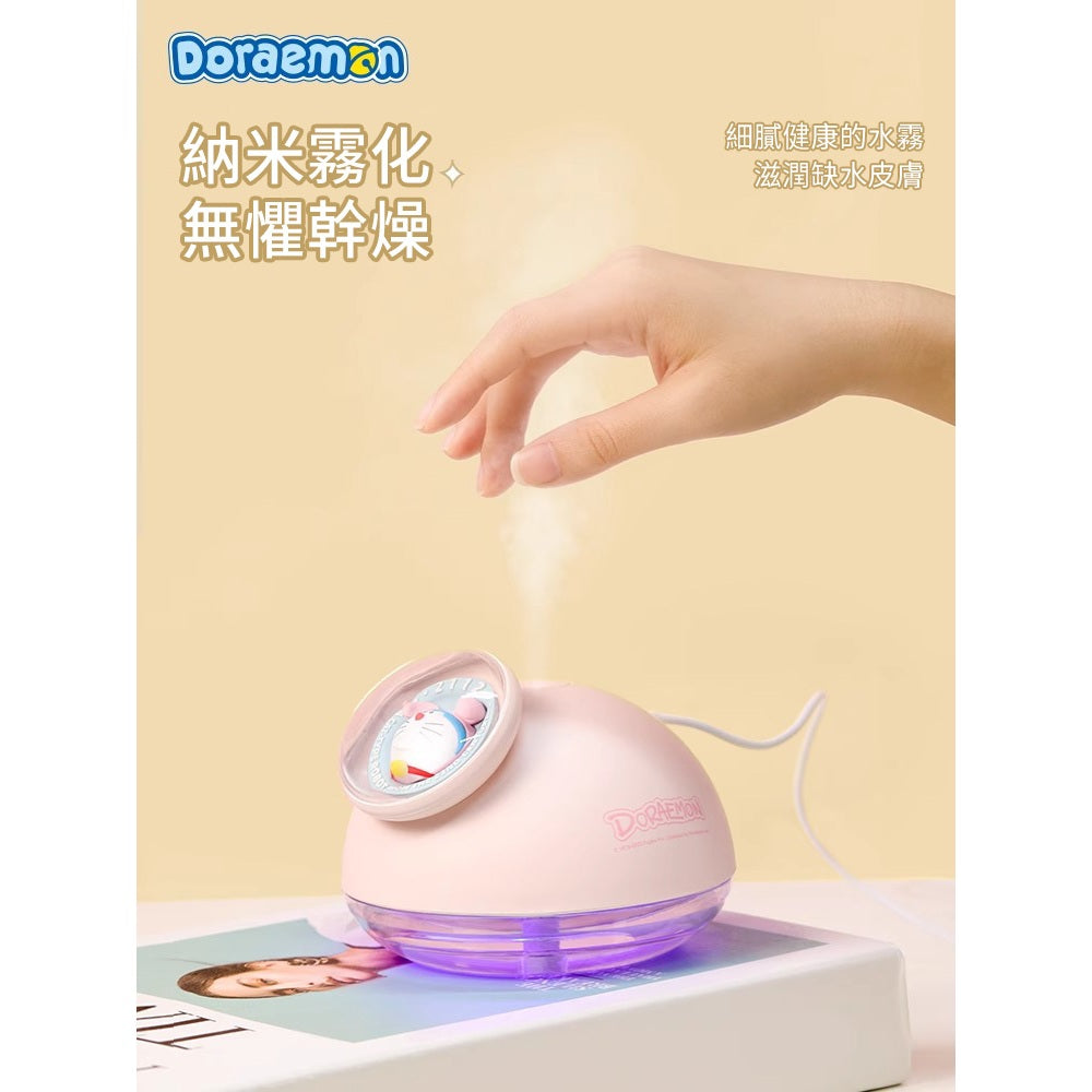 【洛克空間】正版現貨 哆啦A夢 小型加濕器 小叮噹 補水 噴霧 便攜 usb充電 靜音 女生 生日禮物 Doraemon 商品圖片 3