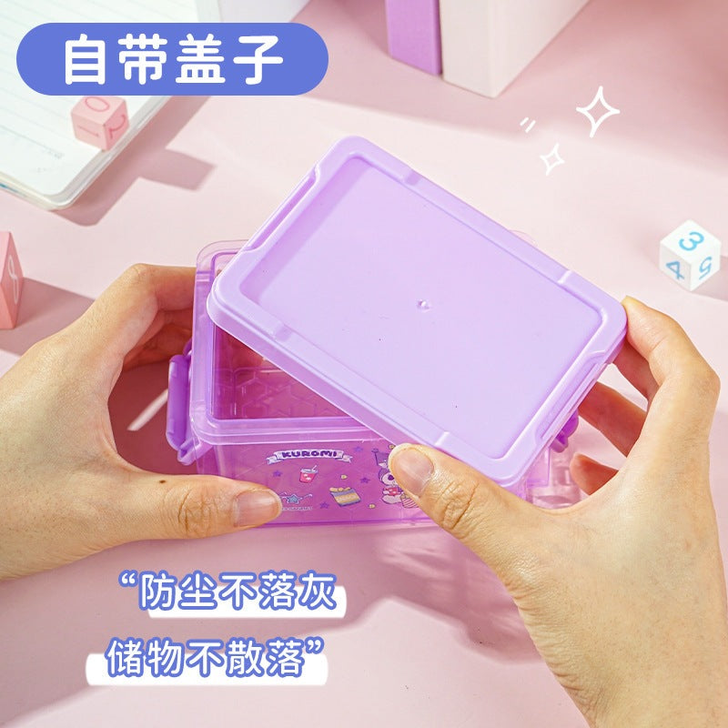 【香港悅木】現貨 三麗鷗 庫洛米 3件套收納盒 收納 飾品 文具 送禮 商品圖片 3
