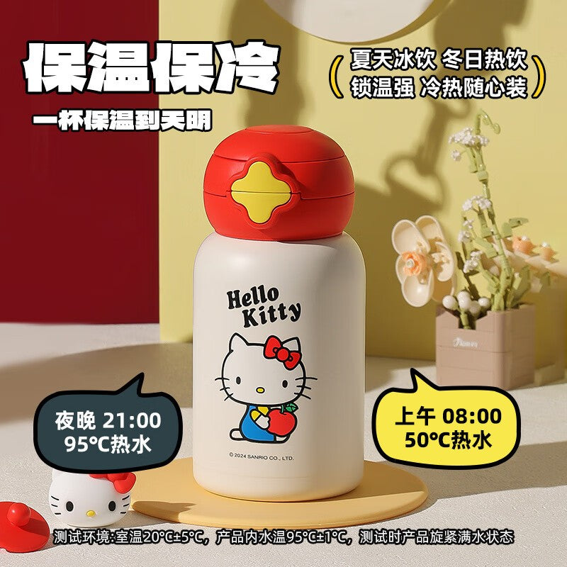 【杯具熊】正版現貨 三麗鷗 hellokitty 保溫杯 保溫瓶 水杯 水壺 600ml 韓國品牌 送禮 可斜挎 商品圖片 3