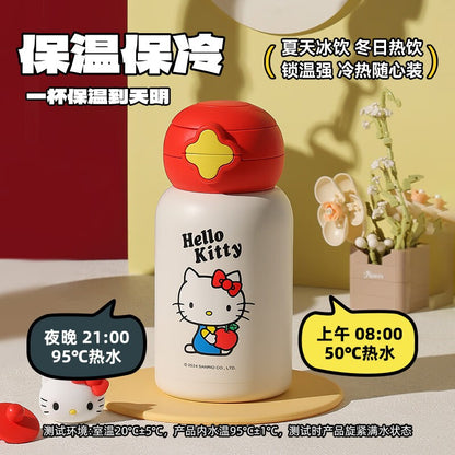 【杯具熊】正版現貨 三麗鷗 hellokitty 保溫杯 保溫瓶 水杯 水壺 600ml 韓國品牌 送禮 可斜挎 商品圖片 3