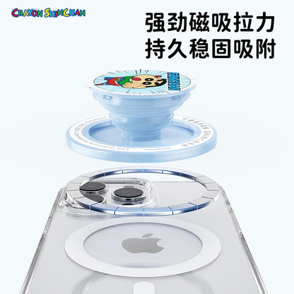 【洛克空間】現貨 蠟筆小新 boogie(波吉) 磁吸氣囊支架 手機支架 懶人支架 懶人立架 新之助 動感超人 商品圖片 3