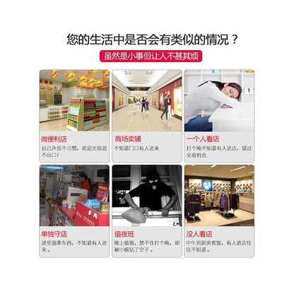 【現貨】正版 刻銳 迎賓門鈴 50種語言 歡迎光臨 感應器 進門提醒 店鋪語音 提示器 紅外線防盜報警器 商品圖片 3