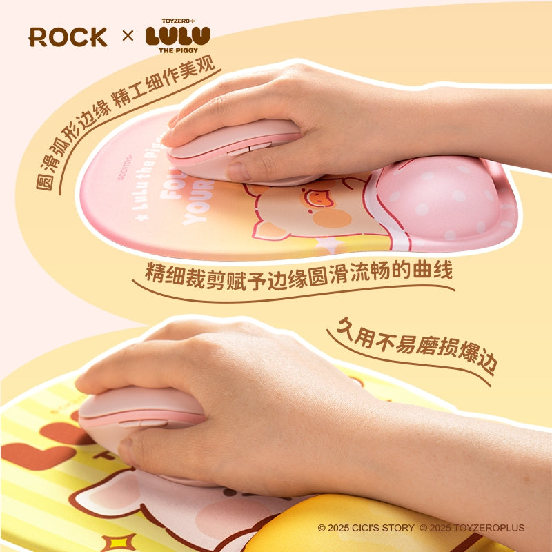 【洛克空間】現貨 lulu豬 滑鼠墊 鼠標墊 3D 桌墊 加厚防滑人體工學 送禮 商品圖片 3
