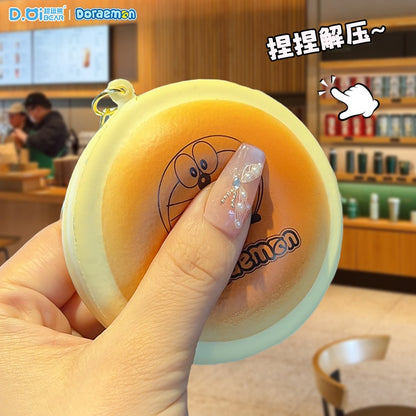 【超逗熊】現貨 哆啦A夢 鑰匙扣 鑰匙圈 周邊記憶麪包掛件 吊飾 小叮噹 送禮 商品圖片 3