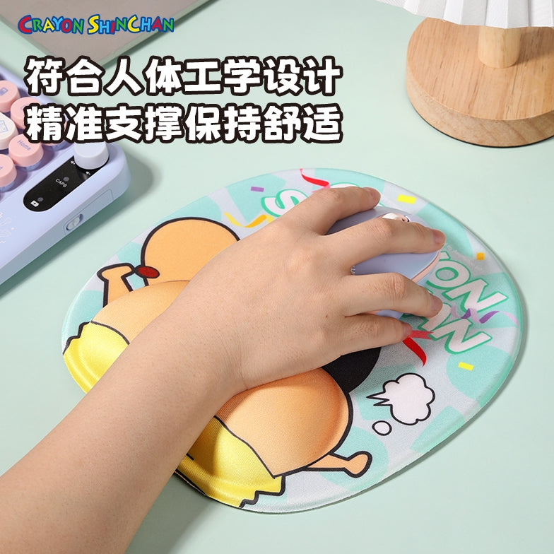 【洛克空間】正版現貨 蠟筆小新 硅膠滑鼠墊 鼠標墊 桌墊 辦公桌墊 防滑墊 新之助 商品圖片 3