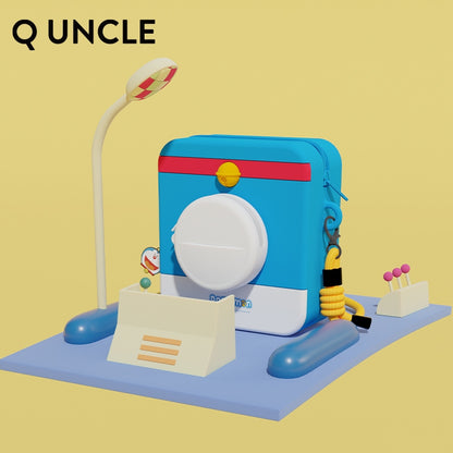 【Q UNCLE】正版現貨 哆啦A夢 硅膠百寶袋相機包 零錢包 包包 硬幣包 耳機包 吊飾 小叮噹 哆啦a夢 收納包 商品圖片 3