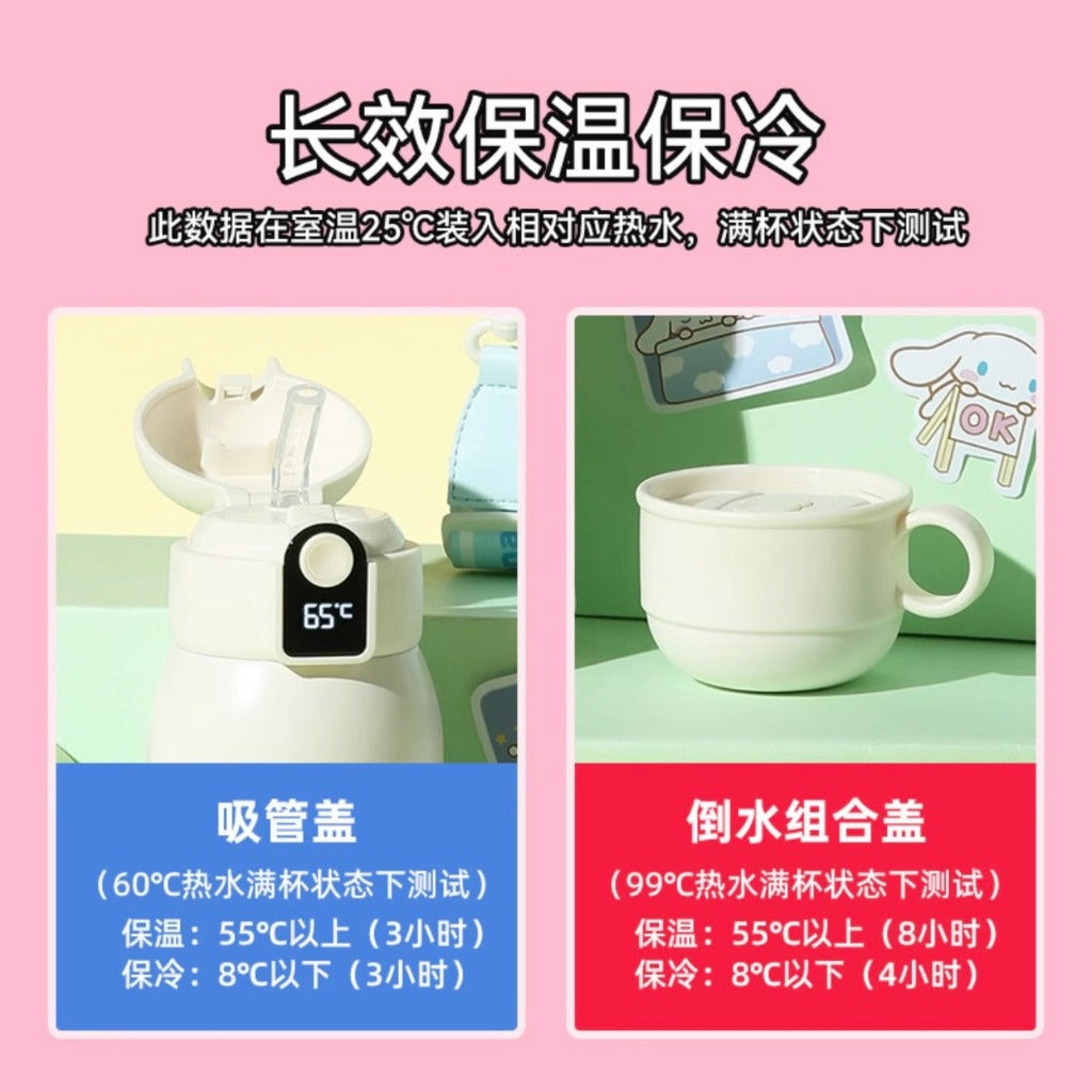 【杯具熊】正版現貨 三麗鷗 溫度大耳狗 保溫杯 保溫瓶 水杯 水壺 韓國品牌 杯具熊 送禮 可斜挎 商品圖片 3