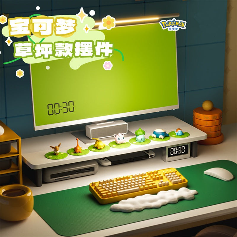 【冉紅】現貨 寶可夢 草坪系列 公仔 擺件 皮卡丘 卡比獸 小火龍 傑尼龜 妙蛙種子 商品圖片 3