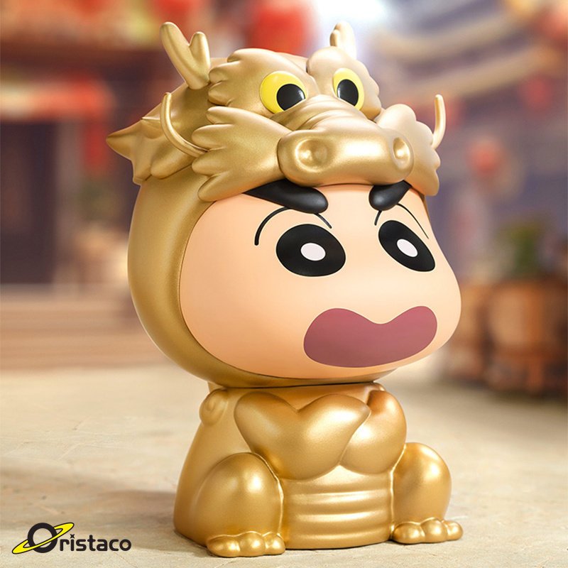 【52TOYS】現貨 蠟筆小新 龍的傳人 金龍送財 公仔 擺件 送禮 新之助 商品圖片 3