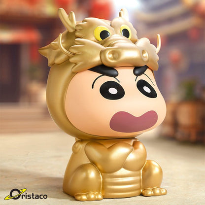 【52TOYS】現貨 蠟筆小新 龍的傳人 金龍送財 公仔 擺件 送禮 新之助 商品圖片 3