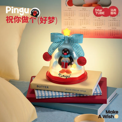 【馬克圖布】正版現貨 Pingu 聖誕許願燈 小夜燈 拍拍燈 氛圍燈 企鵝 聖誕禮物 送禮 商品圖片 3