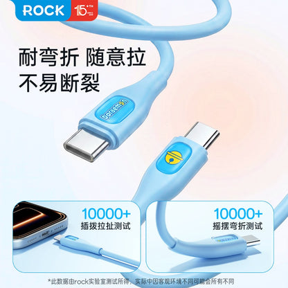 【洛克空間】現貨 哆啦A夢 雙頭快充線 小叮噹 充電線 數據線 蘋果 type-c USB 快充 商品圖片 3