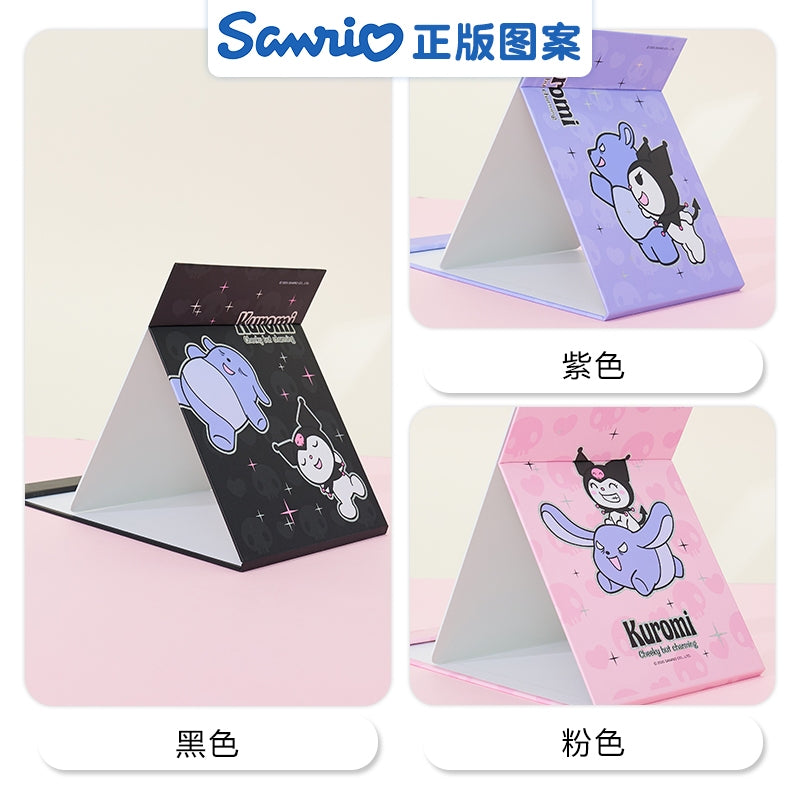 【包包寶】現貨 三麗鷗 化妝鏡 鏡子 折疊紙鏡 庫洛米 方形學生鏡子 送禮 商品圖片 3