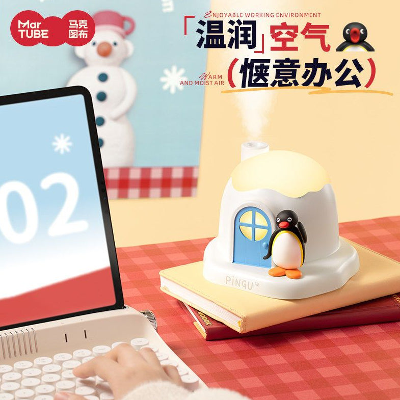 【馬克圖布】正版 Pingu 心願雪屋香薰機 公仔 擺件 送禮 企鵝 伴手禮 商品圖片 3