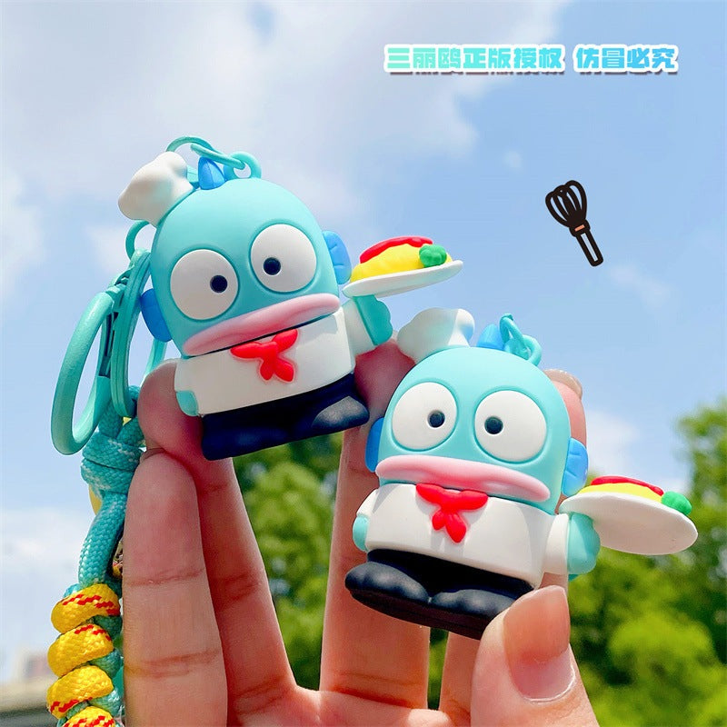 【冉紅】正版現貨 三麗鷗 鑰匙圈 鑰匙扣 醜魚廚師 半魚人 漢頓 書包 包包掛件 吊飾 送禮 商品圖片 4