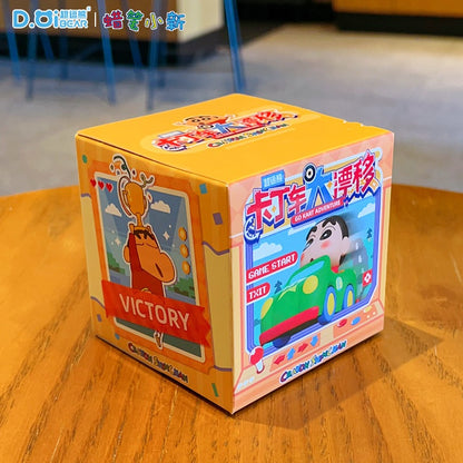 【超逗熊】正版現貨 蠟筆小新 卡丁車 擺件 公仔 車車 可原地旋轉 新之助 送禮 商品圖片 4