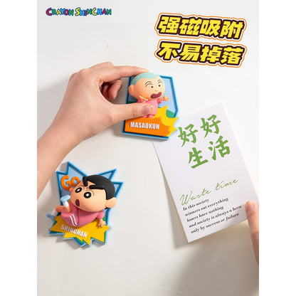【洛克空間】現貨 蠟筆小新 第二代冰箱貼 限時特惠 激情綠茵 盲盒 足球杯 雙葉杯 無隱藏款 送禮 廚房 冰箱 商品圖片 4