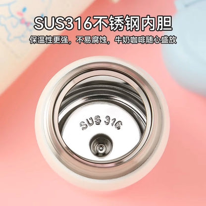 【杯具熊】正版現貨 三麗鷗 喫貨大耳狗 保溫杯 保溫瓶 水杯 水壺 470ml 韓國品牌 送禮 可斜挎 316高級材質 商品圖片 4