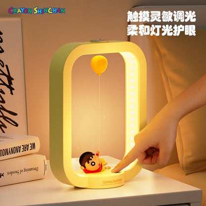 【洛克空間】現貨 蠟筆小新 告白氣球 磁吸懸浮大夜燈 牀頭燈 氛圍燈 療癒燈 氣氛燈 夜燈 聖誕 交換禮物 送禮 商品圖片 4