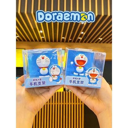 【超逗熊】正版現貨 哆啦A夢 手機支架 小叮噹 叮噹貓 桌面立架 平板支架 哆啦a夢 拍攝架 直播架 折疊支架 商品圖片 4