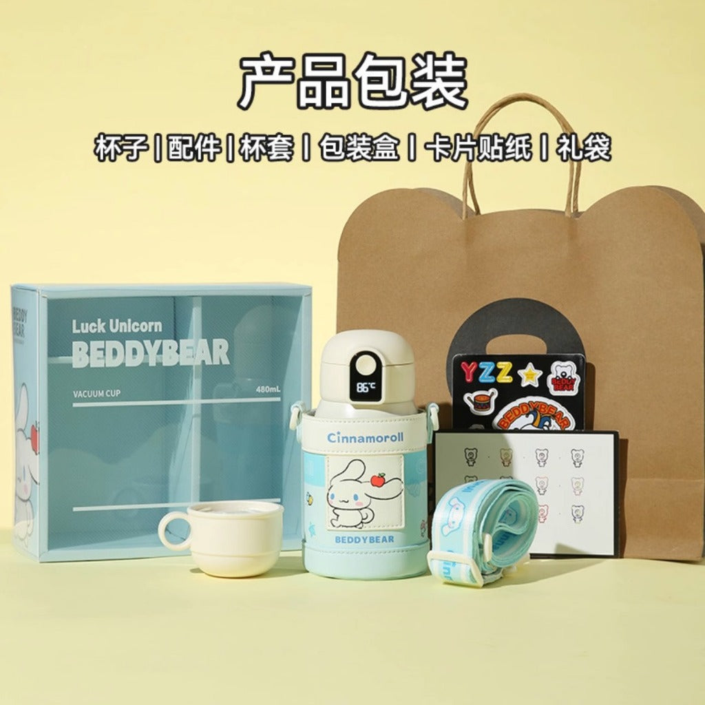 【杯具熊】正版現貨 三麗鷗 溫度大耳狗 保溫杯 保溫瓶 水杯 水壺 韓國品牌 杯具熊 送禮 可斜挎 商品圖片 4