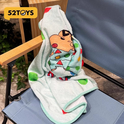 【52TOYS】絕版現貨 蠟筆小新 帽子睡毯 可收納 毛毯 空調被 被子 睡衣小新 高顏值 送禮 小白 新之助 商品圖片 4