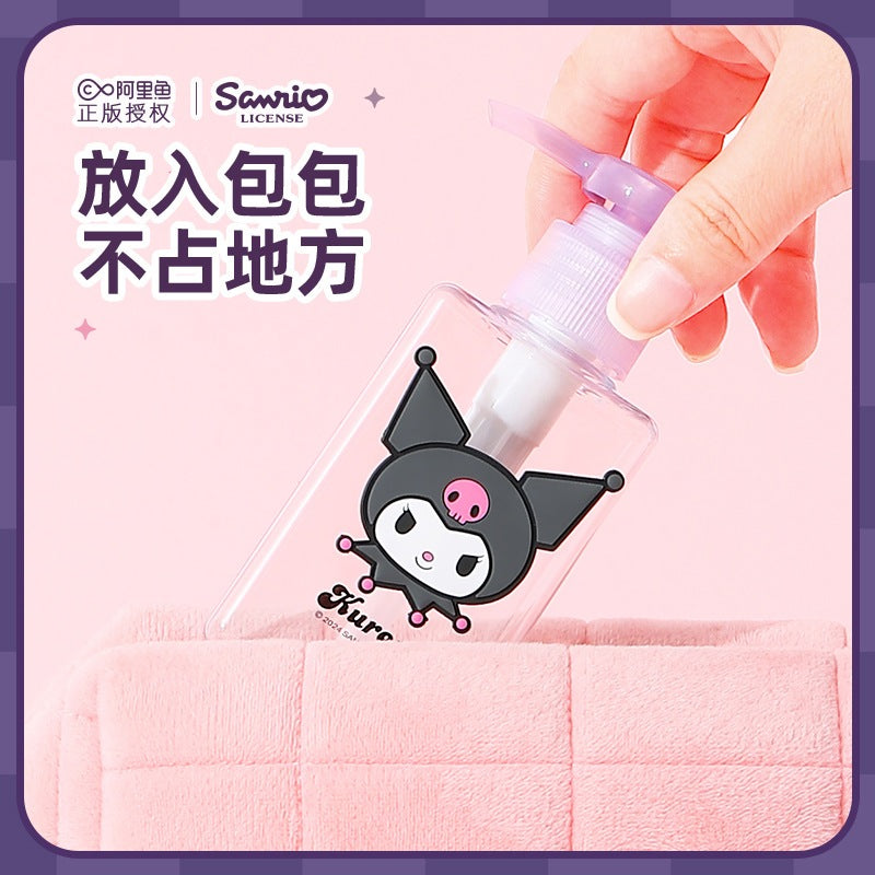 【包包寶】正版 三麗鷗 分裝瓶 按壓式沐浴露瓶 洗髮水洗潔精分裝瓶 空瓶 便攜小乳液瓶子 送禮 商品圖片 4