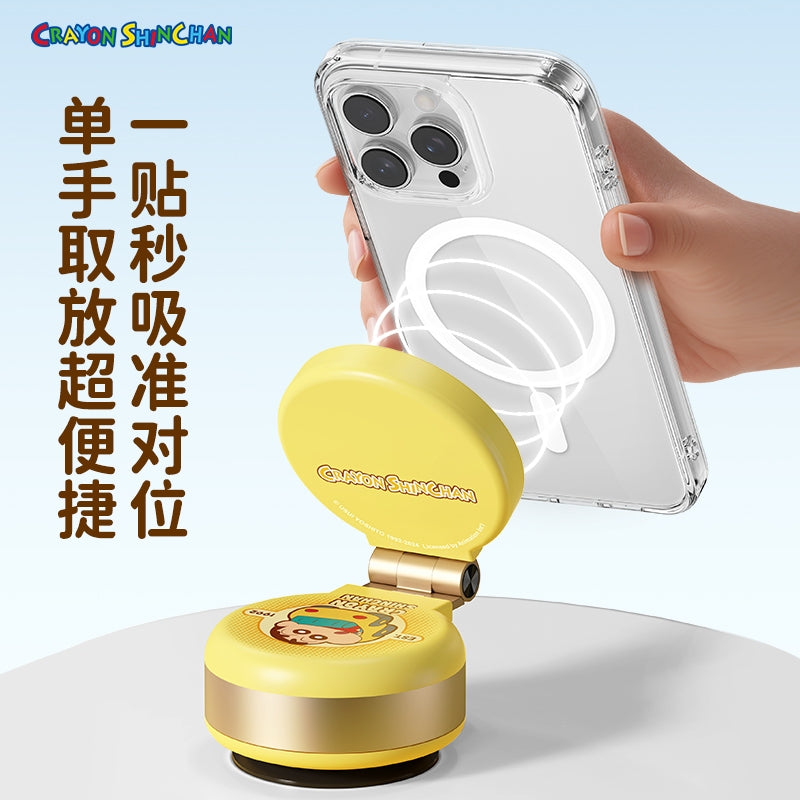 【洛克空間】現貨 蠟筆小新 Q16萬能手機支架 送原廠收納袋 磁吸支架 汽車支架 新之助 送禮 商品圖片 4