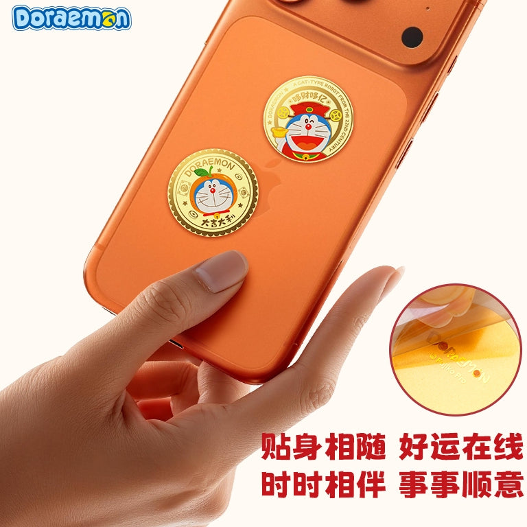 【洛克空間】現貨 哆啦A夢 手機貼 黃金貼 萬能貼 送禮 小叮噹 財神爺 商品圖片 4