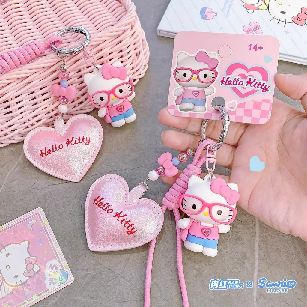 【冉紅】正版現貨 三麗鷗 鑰匙圈 鑰匙扣 掛件 吊飾 復古系列 KT貓 HelloKitty 送禮 商品圖片 4