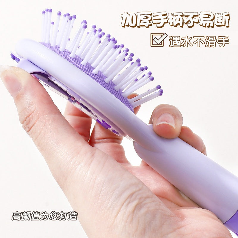 【包包寶】現貨 三麗鷗 梳子 庫洛米 卡通氣墊梳 順髮 美髮梳 頭皮按摩氣囊梳 密齒梳 按摩梳 送禮 商品圖片 4