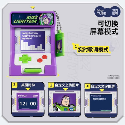【馬克圖布】現貨 迪士尼 巴斯光年 桌面擺件 遊戲機造型 數顯時鐘 商品圖片 4
