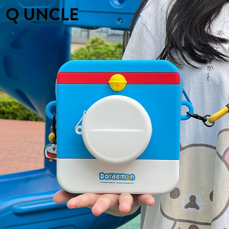 【Q UNCLE】正版現貨 哆啦A夢 硅膠百寶袋相機包 零錢包 包包 硬幣包 耳機包 吊飾 小叮噹 哆啦a夢 收納包 商品圖片 4