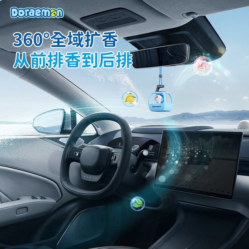 【洛克空間】現貨 哆啦A夢 遊覽車掛件 包包吊飾 車掛香薰 小叮噹 汽車 機車 裝飾 香水 哆啦a夢 擺件 商品圖片 4