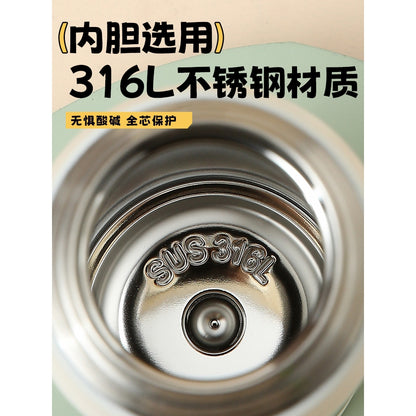 【曙曦】正版現貨 蠟筆小新 cos熊貓 保溫杯 水杯 保溫瓶 隨行杯 500ml 水瓶 新之助 送禮 商品圖片 4