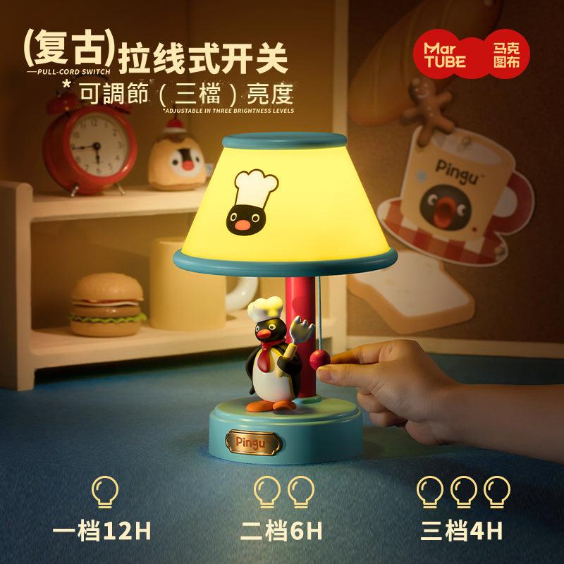 【馬克圖布】正版現貨 Pingu 好運出爐小夜燈 檯燈 氛圍燈 牀頭燈 臥室 送禮 廚師必備 商品圖片 4