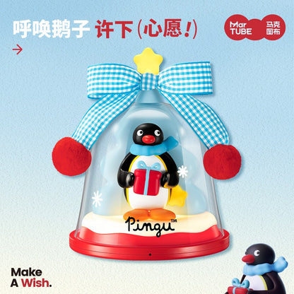 【馬克圖布】正版現貨 Pingu 聖誕許願燈 小夜燈 拍拍燈 氛圍燈 企鵝 聖誕禮物 送禮 商品圖片 4