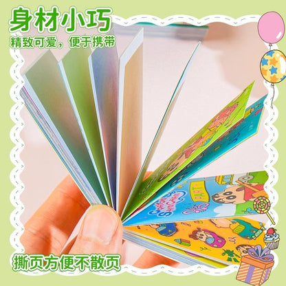 【香港悅木】正版現貨 蠟筆小新 豆豆貼紙 高顏值學生創意貼紙本 兒童diy貼紙 送禮 商品圖片 4