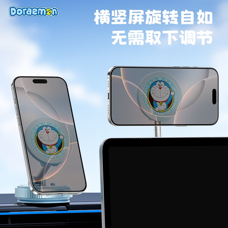 【洛克空間】現貨 哆啦A夢 QS6 手機支架 萬用支架 磁吸支架 伸縮支架 汽車支架 小叮噹 送禮 商品圖片 4