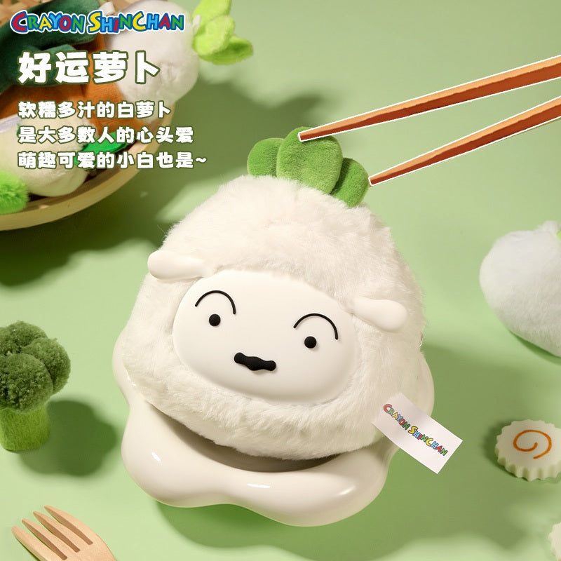 【洛克空間】正版現貨 蠟筆小新 關東煮系列 收納小包 零錢包 吊飾 包包 公仔 掛件 硬幣包 耳機包 迷你收納包 掛飾 商品圖片 4