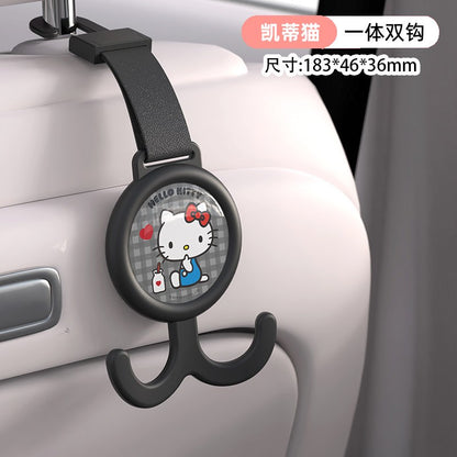 【香百川】正版 三麗鷗 掛勾 背椅掛鈎 車內收納 送禮 庫洛米 美樂蒂 KT貓 大耳狗 商品圖片 4