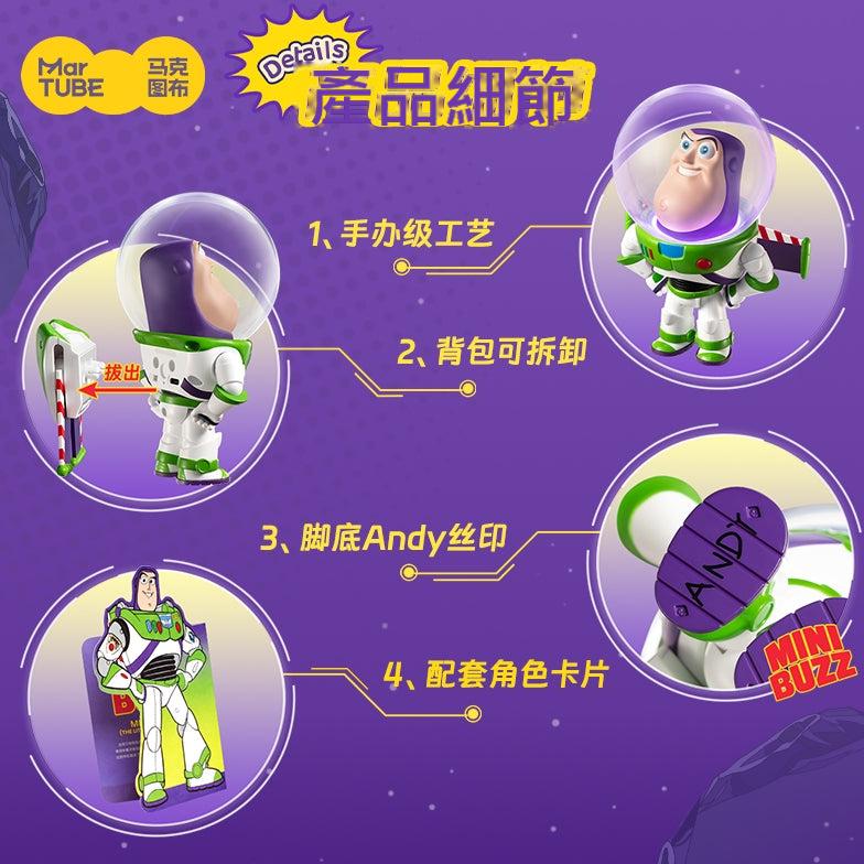 【馬克圖布】正版 迪士尼 巴斯光年 小夜燈 擺件 公仔 翅膀可以打開 泡泡頭潮玩燈 氛圍燈 送禮 商品圖片 4